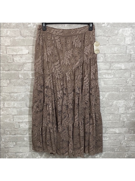 Altar'd State Dresses & Skirts - Altar’d State Mocha Lace Maxi Skirt NWT XL